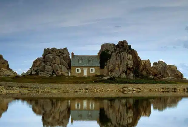 habitation près de la mer en bretagne