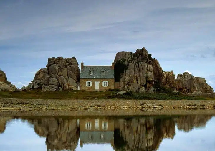 habitation près de la mer en bretagne