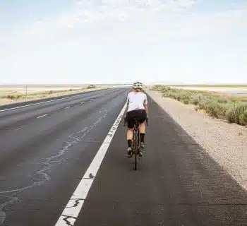 un cycliste