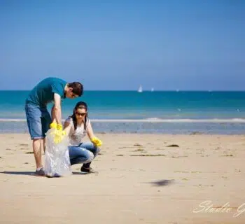 nettoyage de plage en bretagne