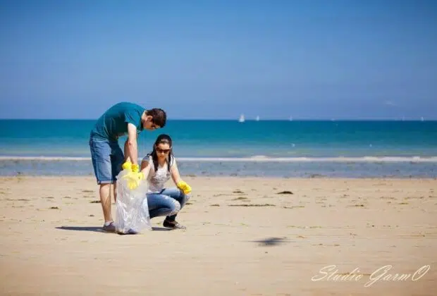 nettoyage de plage en bretagne